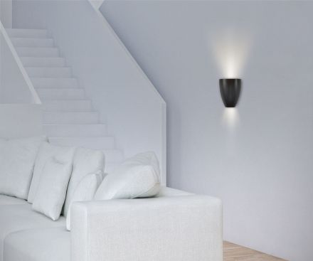 Luma Επίτοιχο Φωτιστικό LED 7W 3000K Αλουμίνιο Λευκό 17x13,5cm IP20