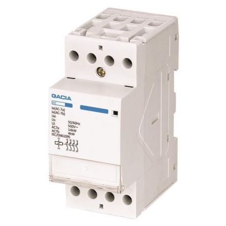 Eurolamp Ρελε Ράγας 4Χ25Α 4No 24V Ac Gacia