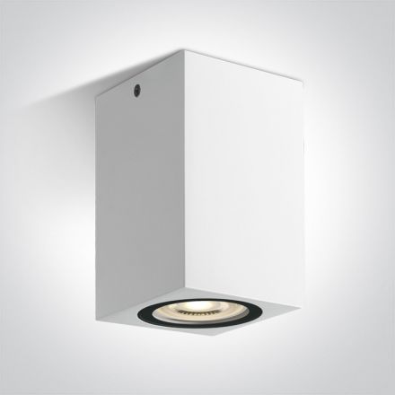 One Light Spot Οροφής LED GU10 MR16 ABS/PC IP65 100-240V Λευκό