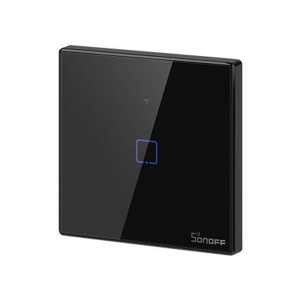 GloboStar® 80018 SONOFF T3EU1C-TX-EU-R2 - Wi-Fi Smart Wall Touch Button Switch 1 Way TX GR Series