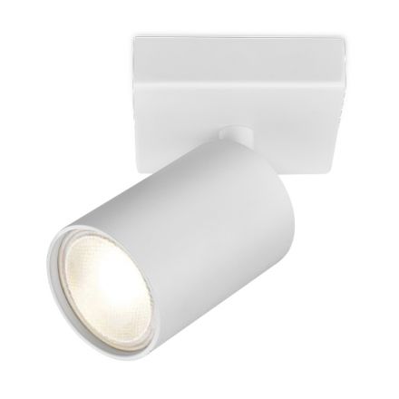Braytron Σποτ Οροφής LED GU10 SQR Beta Αλουμίνιο Λευκό