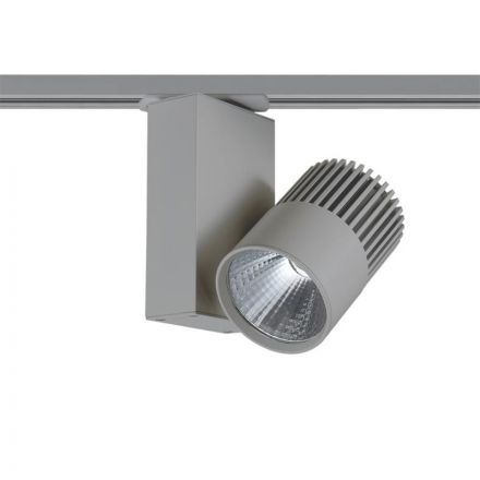 ACA LED Spot Ράγας 15W 3000K 2-Wires 36° 1100Lm 230V Γκρι