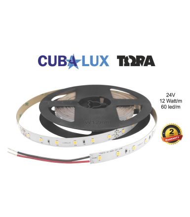 Cubalux Ταινία LED ΤΩΡΑ 11.4W/m 24V IP68 5m 4000K