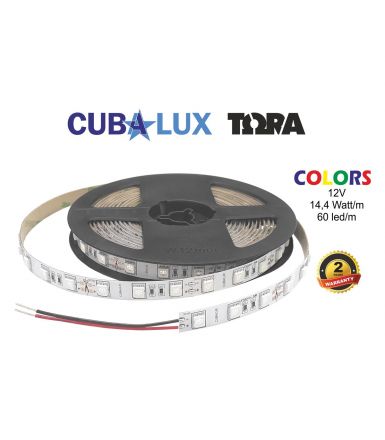 Cubalux Ταινία LED ΤΩΡΑ 14.4W/m 12V IP65 5m Μπλε