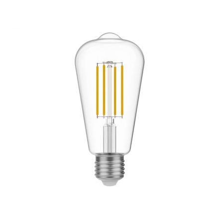 Creative Cables Λάμπα Διαφανής LED Αχλάδι St64 7W 806Lm E27 2700K Dimmable