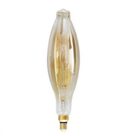 Lucide G125 - Ampoule filament - Ø 12,5 cm - LED Dim. - E27 - 1x8W 2700K -  Ambre