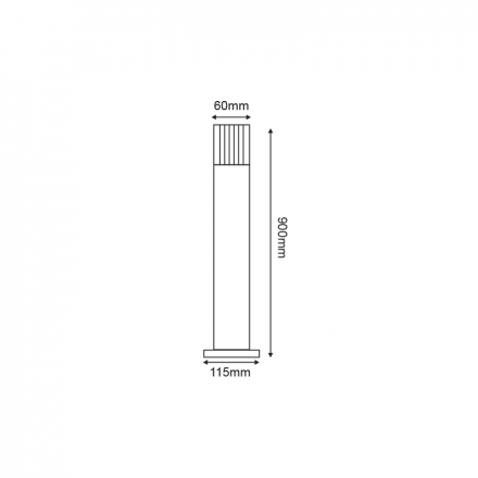 ACA LED Απλίκα Επιφάνειας 2W IP44