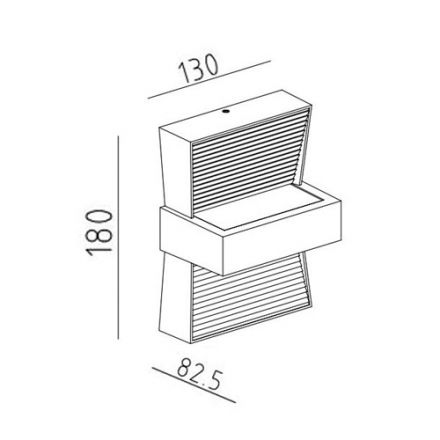 ACA LED Απλίκα Επίτοιχη 7W HOLD