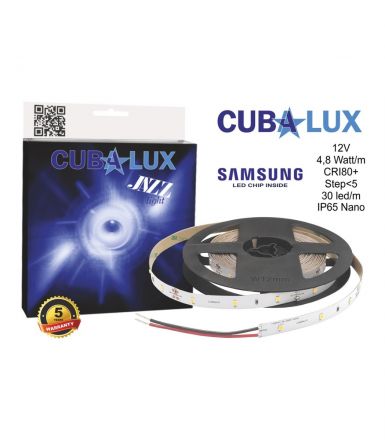 CUBALUX Jazz light Μονόχρωμη Ταινία LED 4.8W/m 12V IP65 5m