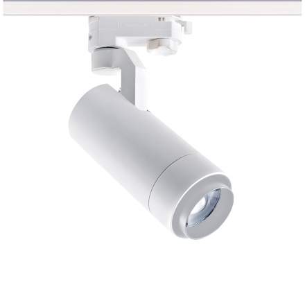 ACA Spot Ράγας Zoomable LED 15W 3000K 3-Phase 20-50° 1450Lm 230V AC Ra80 Λευκό