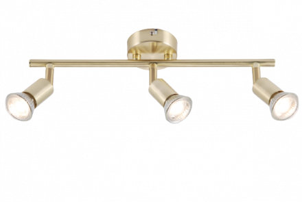 Lucas LED Φωτιστικό Ράγα Οροφής Με Spot Τριπλό GU10 230V