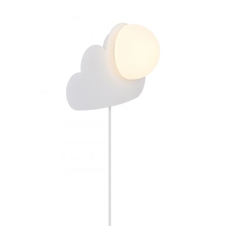 Nordlux Επίτοιχο Παιδικό Φωτιστικό Skyku Cloud LED E14 Λευκό