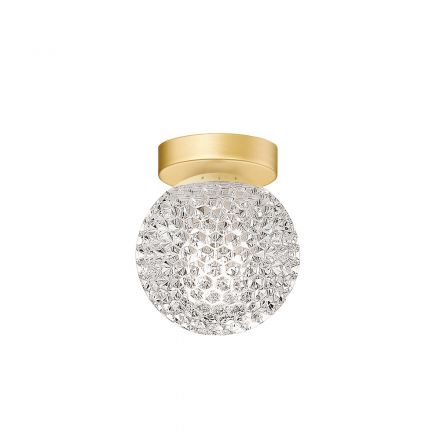 Viokef Φωτιστικό Οροφής/Τοίχου Diamond LED G9 Ακρυλικό Χρυσό